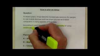 How to plan an essay