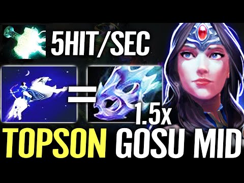 🔥 TOPSON Mirana MID vs Phantom Lancer — 4x Leap + Mjollnir 5 HIT/SEC MAX Electric Release Dota 2 Pro