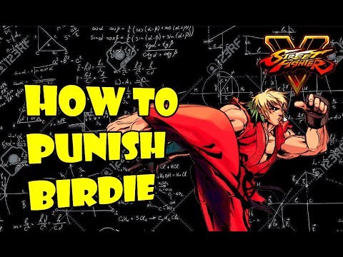 SFV S2.5 Ken - Birdie Frame Data + Punishes (With Commentary)