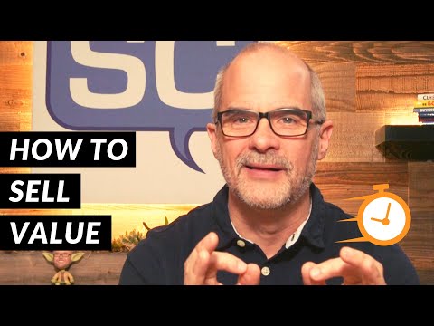 How To Sell Value | 5 Minute Sales Training - YouTube
