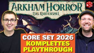Arkham Horror LCG: Bruderschaft der Asche - Komplettes Live Playthrough von Flo & Ben