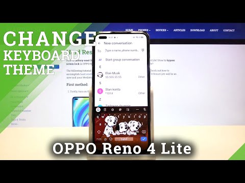 Keyboard Settings OPPO Reno 4 Lite – Customize Keyboard Theme with Picture