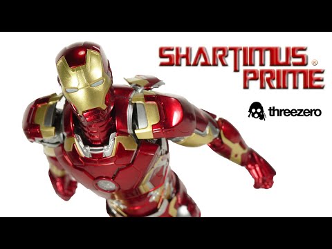 ThreeZero Iron Man Mark 43 DLX Infinity Saga Avengers Age of Ultron 7 Inch Marvel Figure Review