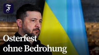 Selenskyj stimmt Feuerpause zu