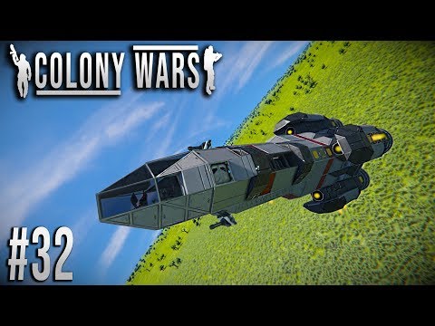 Space Engineers - Colony WARS! - Ep #32 - ROCKET Building!!