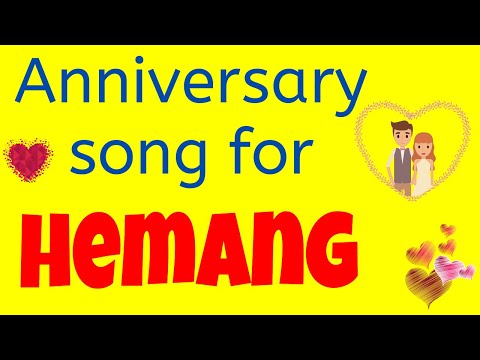 Anniversary song for Hemang | Wedding Anniversary Song | Anniversary Song for Husband