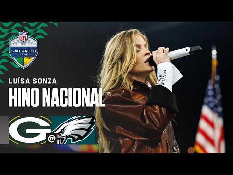 Hino nacional por Luisa Sonza | NFL SÃO PAULO GAME
