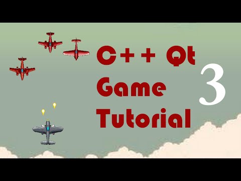 C++ Qt Game Tutorial 3 - Shooting With the Spacebar