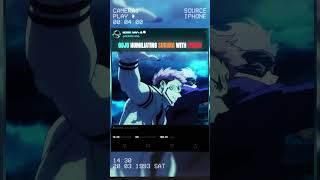 GOJO HUMILIATING SUKUNA WITH FINGER 🔥 #jujutsukaisen #jjk #viral #edit