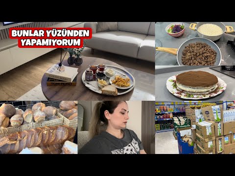 ÇOCUKKEN DAHA LEZZETLİ OLURDU🥹CANIMIZ ÇEKİNCE MENÜ BELLİ✅KOLAY KAHVELİ PASTAM😍BUNLAR CİNSLER😀VLOG