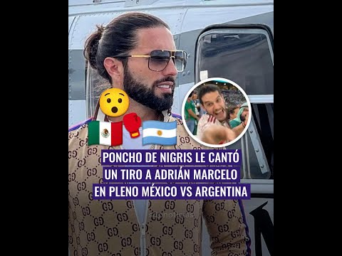 📢 Poncho de Nigris y Adrián Marcelo hicieron el oso en pleno México vs Argentina