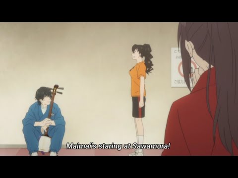 Mashiro no oto sawamura setsu meets mai for the first time || mai's reaction after seeing setsu ||