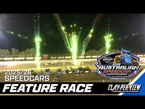 Speedcars | Australian Title 2025/26 - Simpson - 14th Feb 2026 | Clay-Per-View