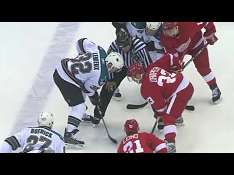 08/09 RS: SJ @ Det Highlights - 2/25/09 (Last Game vs C. Lemieux)