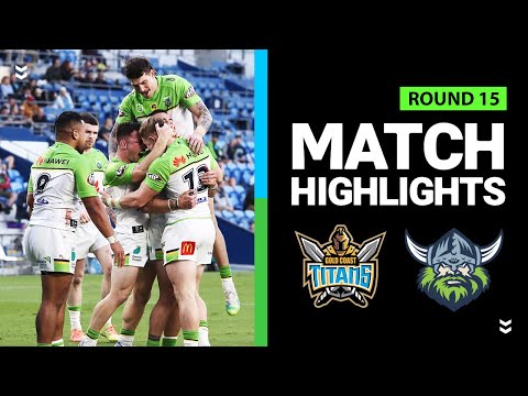 NRL Highlights | Titans v Raiders | Round 15 2020 | Telstra Premiership | NRL