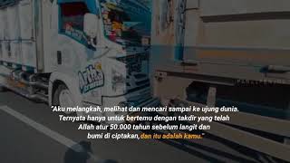 Download lagu Story Wa Truk Terbaru II New Tawakal Nempel parah!!! (Kata-Kata Ustad syam). mp3