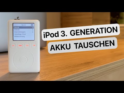iPod classic 3rd generation. Battery replacement QUICK & EASY
