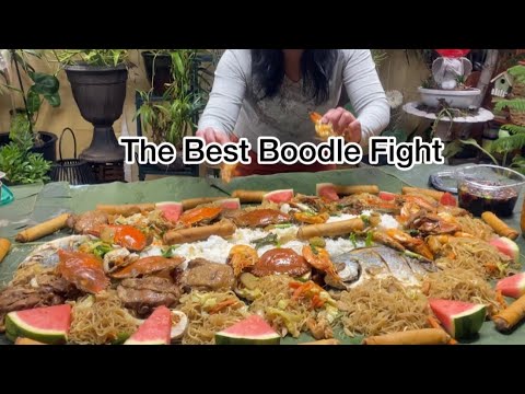 Filipino Boodle Fight in America!  | A Communal Filipino Feast