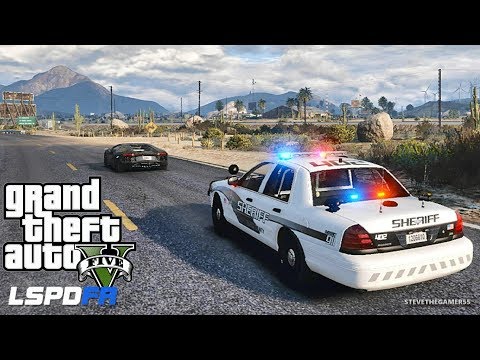 GTA 5 MODS LSPDFR 836 - SHERIFF PATROL!!! (GTA 5 REAL LIFE PC MOD)