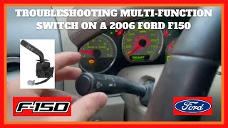 Troubleshooting Turn Signal/High Beam Switch on a 2006 FORD F150