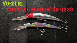 Воблер yo-zuri crystal 3d minnow deep diver