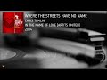 U2 | Chris Tomlin | Where The Streets Have No Name