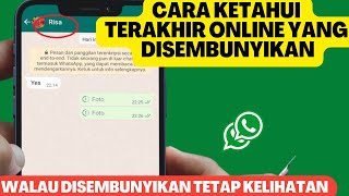 Download lagu HOW TO KNOW YOUR LAST ONLINE WA WHICH IS HIDDEN mp3 Download lagu HOW TO KNOW YOUR LAST ONLINE WA WHICH IS HIDDEN mp3