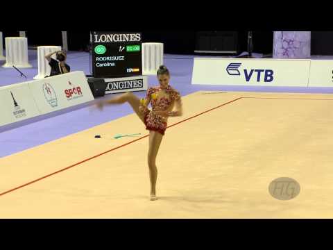 RODRIGUEZ Carolina (ESP) - 2014 Rhythmic Worlds, Izmir (TUR) - Qualifications Clubs
