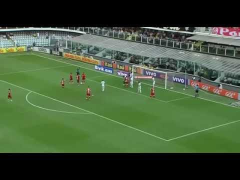 Santos 1 x 2 Internacional - Gols do Brasileirão 2014 (02/11/14) HD