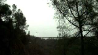 preview picture of video 'Foresthill Road Bridge near Auburn 2'