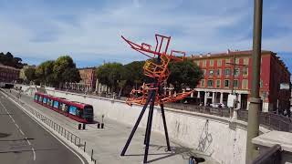 Nice, French Riviera, France Walking tour - 4K Ultra HD