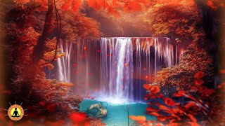 Enchanting Autumn Forest Waterfall: 6 Hours of Beautiful & Soothing Meditation for Deep Healing