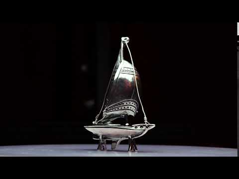 Срібний кораблик 16,06г видео