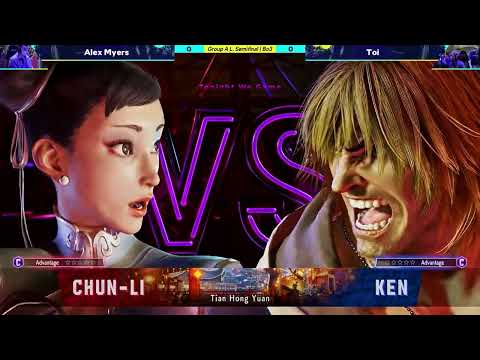 🥊 PAX East Street Fighter 6 Tournament [ Alex Myers Vs Toi ] Day 1 [2k 60]
