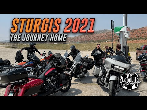The Journey Home from the 2021 Sturgis Motorcycle Rally! | Sturgis to Park City, Utah | 2LaneLife