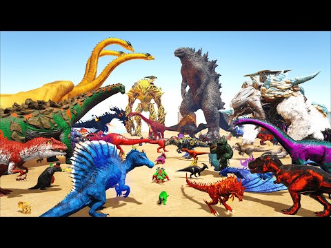 ARK BATTLE ROYALE, but with OP Creatures🐉 (FREE FOR ALL)