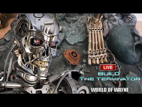 Build the Terminator LIVE - Part 71, 72 and 73 - Right Foot and Starting the Left Shoulder Joint