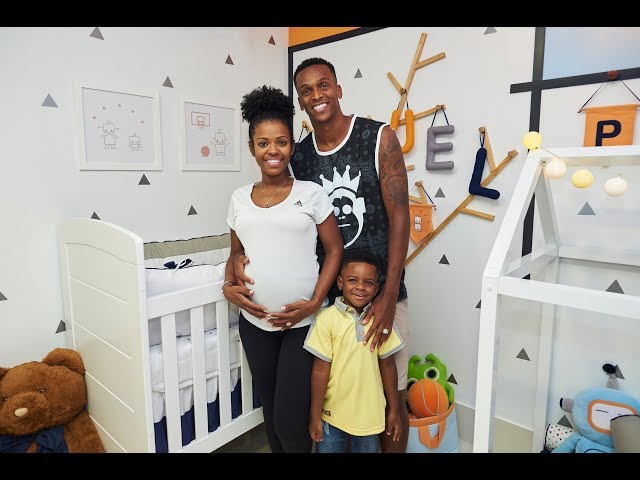 Jogador Jô e Claudia apresentam quarto de bebê dos filhos Pedro e Miguel