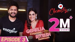 Riteish Deshmukh & Genelia D'Souza on love story, proposal & parenting Riaan, Rahyl | Chemistry 101 video