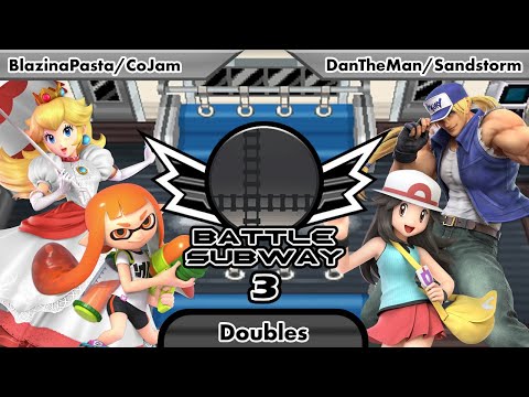 Battle Subway 3 - BlazingPasta + Cojam vs DanTheMan + Sandstorm - Doubles Winners Semis - SSBU