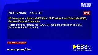 Merz holds presser with EC President Ursula von der Leyen