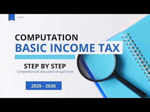 Computation of Individual Income Tax (Basic Income Tax) - With Comprehensive Discussion 2025-2026