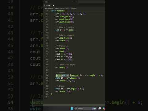 Introduction to Iterator in STL. What is Iterator and how to use iterator #coding #dsa #programming
