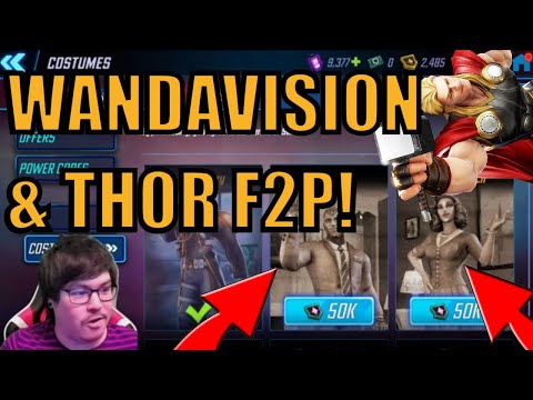 Get Wandavision & Thor Costume BOTH F2P! Event Update! Marvel Strike Force