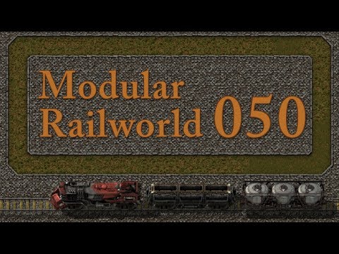 Factorio Modular Railworld #50 - Putting Rail into Railworld