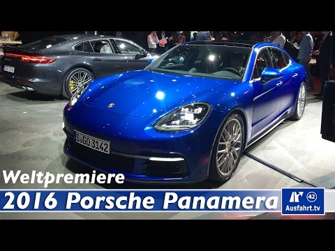 2016 Porsche Panamera Weltpremiere aus Berlin / Ton schlecht