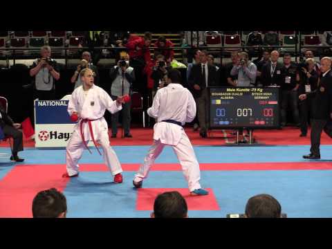 Noah BITSCH vs Oualid BOUABAOUB - 2014 World Karate Championships | WORLD KARATE FEDERATION