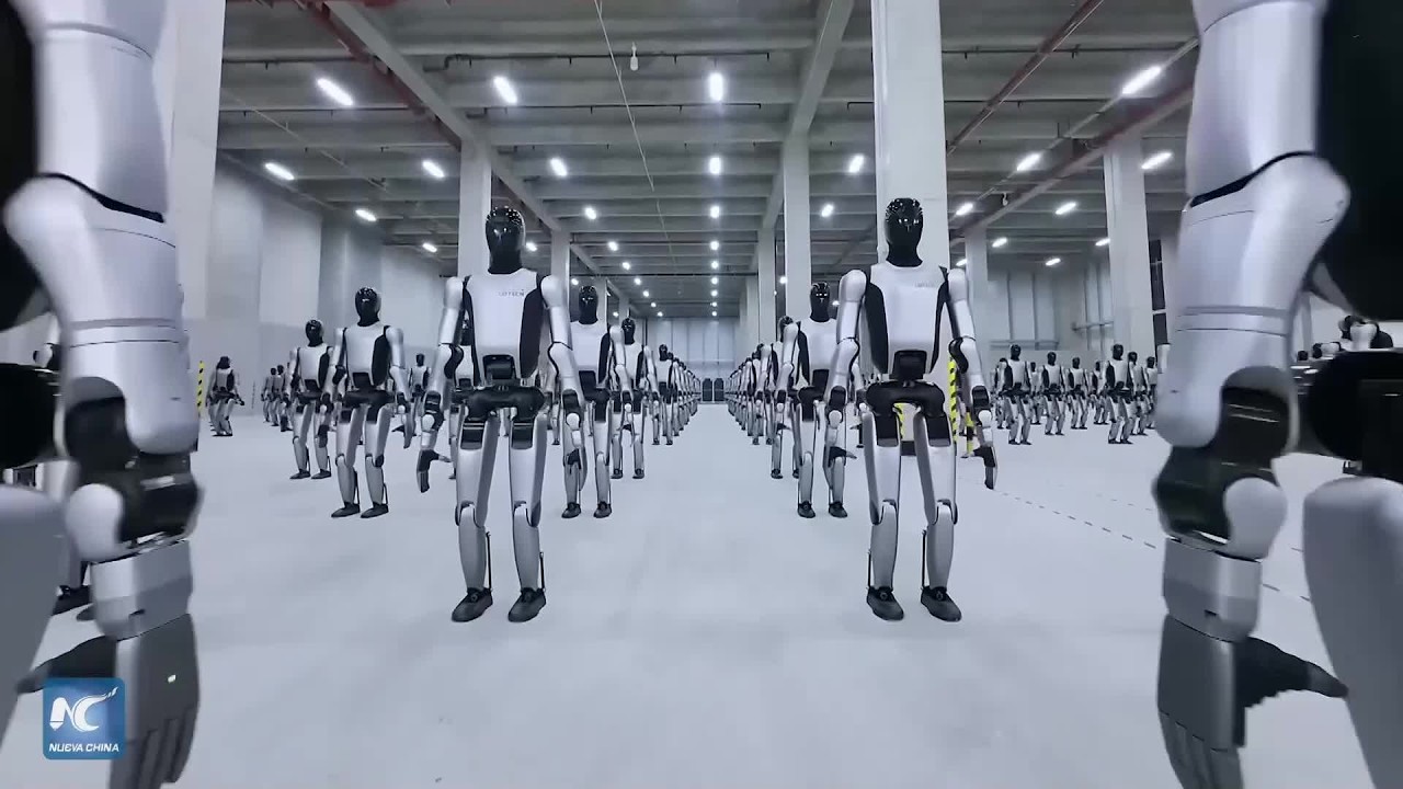 Entra en operación una planta de producción en serie de robots humanoides al sureste de China
