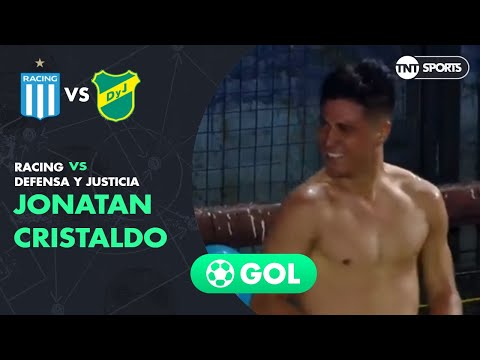 Jonatan Cristaldo (1-0) Racing vs Defensa y Justicia | Fecha 25 - Superliga Argentina 2018/2019
