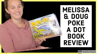 Melissa & Doug Poke A Dot Book REVIEW | 1st Birthday Gift Idea